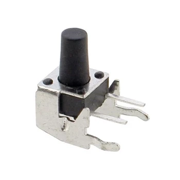 Mikroprzełącznik tact switch kątowy 6 mm do montażu THT na PCB