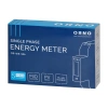 Licznik energii 1-fazowy, 100 A, certyfikat MID, pomiar dwukierunkowy, RS485 Modbus, wielotaryfowy, na szynę DIN, ORNO OR-WE-526