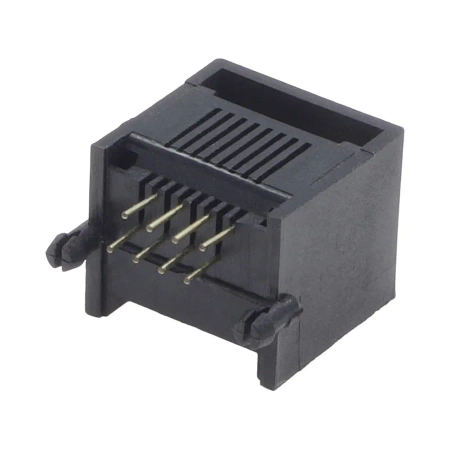 Gniazdo RJ 8P8, mini do druku