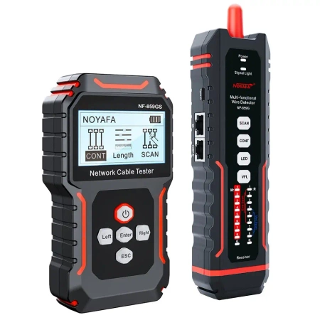 Tester sieci ethernet LAN CAT6 PoE szukacz par przewodów NOYAFA NF-859GS