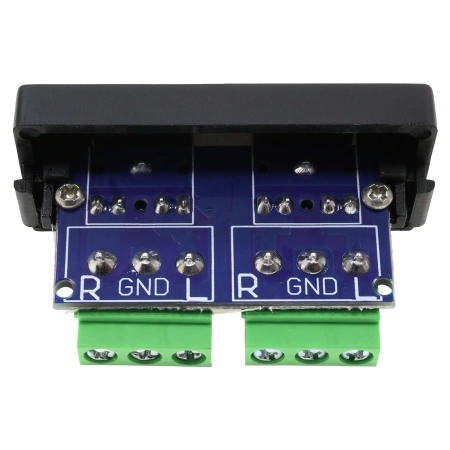 Moduł 1/2 - 2 gniazda słuchawkowe jack 3.5 - czarny - kompatybilny z ramkami Tawoia Glass