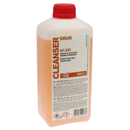 Cleanser Druk, płyn do czyszczenia płytek drukowanych, ART.033, 1L