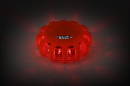 Samochodowe światło bezpieczeństwa z funkcją latarki, flara ostrzegawcza, IP65