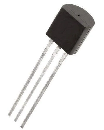 Tyrystor MCR100-8, 600 V, 0,8 A, IGT poniżej 200 µA, TO-92