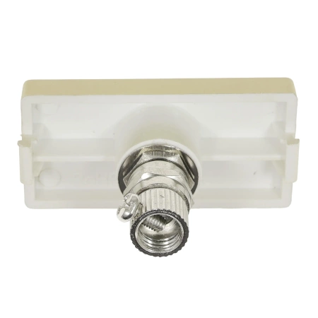 Moduł 1/2 - gniazdo antenowe SAT (typ F) - złoty - kompatybilny z ramkami Tawoia Glass