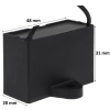 Kondensator rozruchowy do silnika 6uF 450VAC, przewody 20cm, 48x20x31mm
