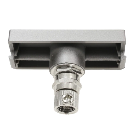 Moduł 1/2 - gniazdo antenowe TV - szary - kompatybilny z ramkami Tawoia Glass