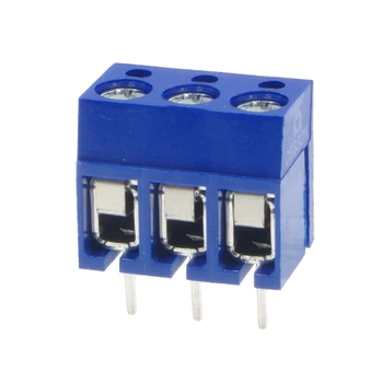 Złącze śrubowe do druku, 3 pola, raster 5mm, wysokość 12,6mm, 300V / 15A, 2,5mm², Degson DG305