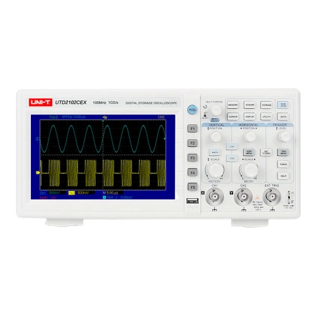 Oscyloskop cyfrowy Uni-T UTD2052CEX+, 2 kanały, 50 MHz, 1 GS/s
