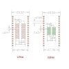 Adapter płytkowy SOP28 / SSOP28 na DIP28 do prototypowania układów SMD, PU04