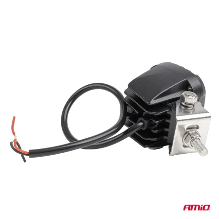 Lampa bezpieczeństwa LED do wózka widłowego – czerwona strefa bezpieczeństwa 10W, 10–80V, IP6K9K, AMIO 04868