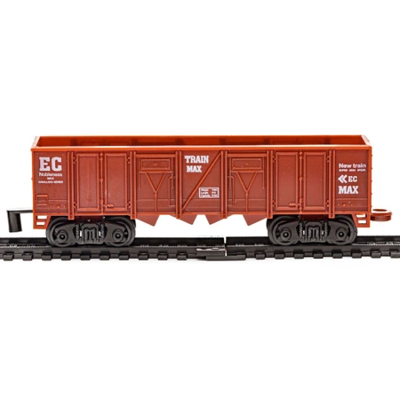 Zestaw Realistyczna Kolejka Rail King - Parowóz + 3 Wagony