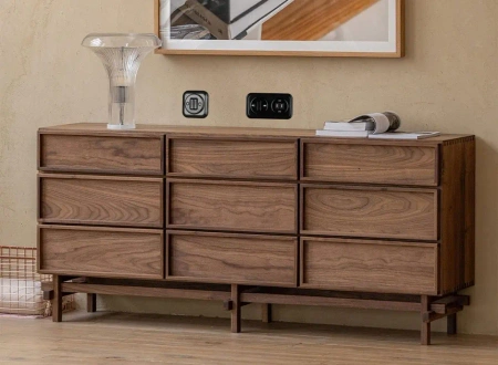 Włącznik światła krzyżowy ceramiczny, kwadratowy podtynkowy czarny Ceramic Loft