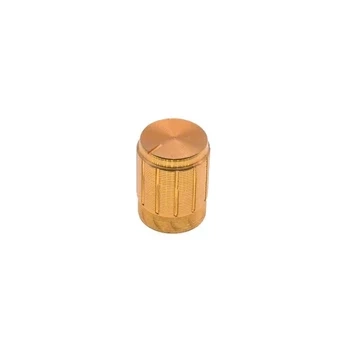 Gałka aluminiowa do potencjometru na oś 6mm - 13x17mm - złota