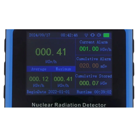 Licznik Geigera GC-01, max 10000 μSv/h, FNIRSI