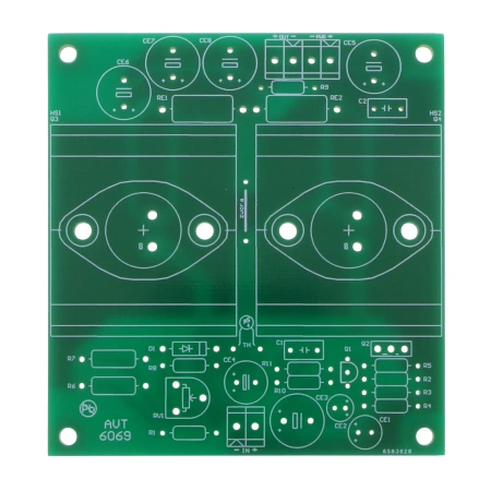 Wzmacniacz mocy retro z tranzystorami germanowymi - PCB do projektu AVT 6069