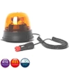 Lampa ostrzegawcza LED do pojazdu, 28W, 10 LED, światło pomarańczowe, magnes, R65 R10, 12V/24V, ALR0068