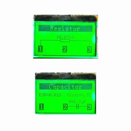 Miernik LCR-T4 FNIRSI - tester tranzystorów, rezystorów, cewek, kondensatorów, diod i innych