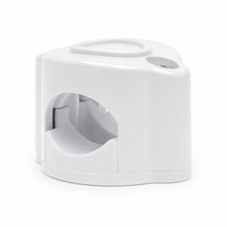 Uchwyt kabla plastikowy 42×32 mm natynkowy biały - Retro PRL