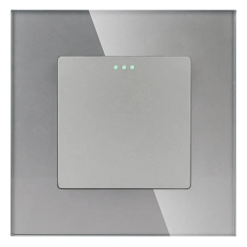 Włącznik światła szklany schodowy - szary - Tawoia Glass