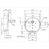 Silnik talerza mikrofalówki SSM-16HR 21 V AC, 50/60 Hz 5/6 obr./min