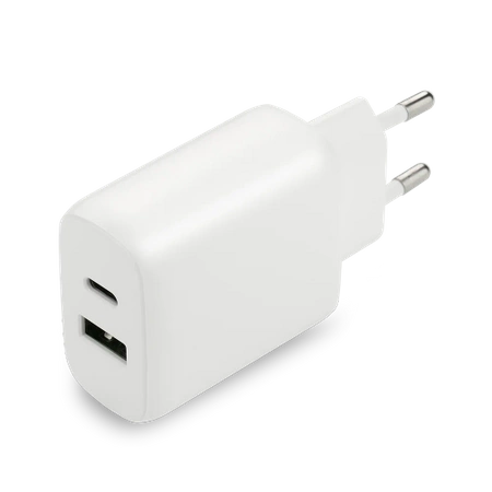 Ładowarka USB, ładowarka sieciowa, szybkie ładowanie QC3.0 + USB-C PD PPS 25W, everActive SC-370Q