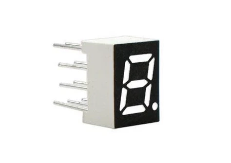 Wyświetlacz LED 7 segmentowy 0.28'' 7.2mm, 1 znak, biały, WA