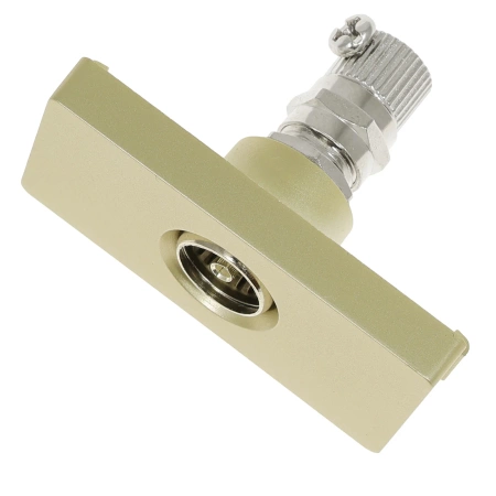 Moduł 1/2 - gniazdo antenowe TV - złoty - kompatybilny z ramkami Tawoia Glass