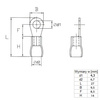 Końcówka oczkowa izolowana M4 4-6mm² - końcówka kablowa SGE