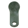Uchwyt-brelok do pastylki iButton DS1990/DS1990A MicroCan F5, zielony khaki