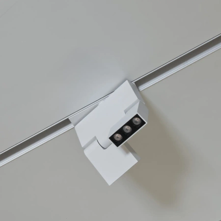 Reflektor szynowy magnetyczny liniowy podwójny regulowany 6W 480lm 4000K biały M-LINE