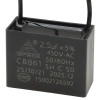 Kondensator rozruchowy EPERS CBB61 2.5uF 450VAC do silnika, przewody 20cm, 38x17x28mm