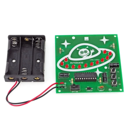 Efekt LED - odlotowy UFOledek. Zestaw DIY do nauki lutowania AVT EDU632