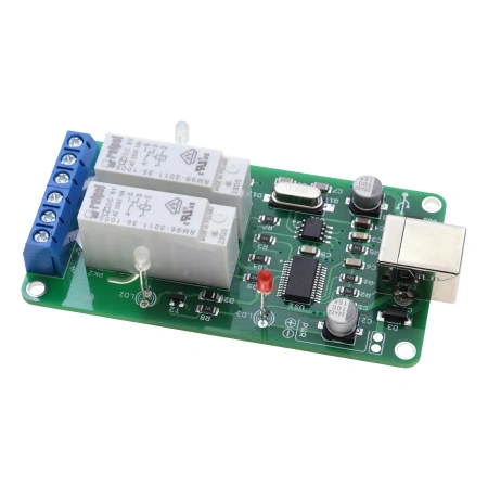 Karta przekaźników na USB - zlutowany KIT AVT 925