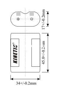Bateria 2CR5 6V litowa Kinetic