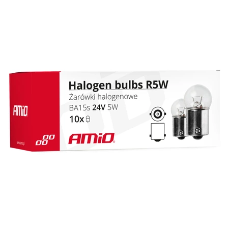 Żarówka samochodowa halogenowa 24V R5W BA15s 5W