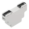 Obudowa modułowa na szynę DIN ZD1001J-A, 90 × 18 × 65 mm, ABS, szara, Kradex