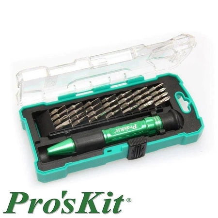 Zestaw bitów precyzyjnych z rączką, 30szt, Proskit SD-9608