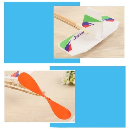 Model gumówki Sky Touch 470mm - samolot z napędem gumowym dla dzieci