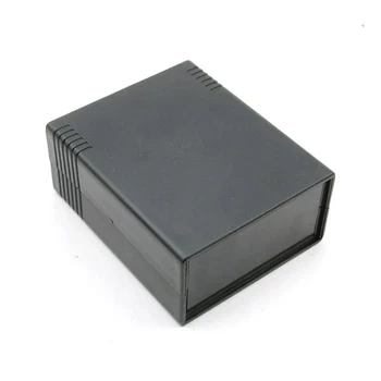 Obudowa uniwersalna KM-48N, 111 × 91 × 49 mm, ABS, czarna, moletowana, z panelami, Maszczyk