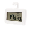 Termometr elektroniczny z higrometrem, wyświetlacz LCD, biały, AG195G