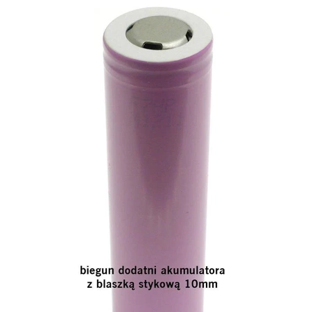 Układ zabezpieczający PCM do akumulatorów 18650, blaszka stykowa fi10mm