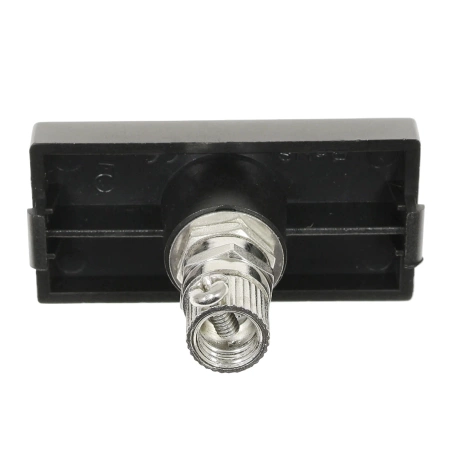 Moduł 1/2 - gniazdo antenowe SAT (typ F) - czarny - kompatybilny z ramkami Tawoia Glass