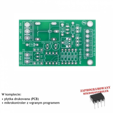 Zamek elektroniczny / immobilizer, PCB i mikroprocesor do projektu AVT3129