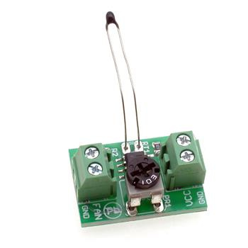 Sterownik wentylatora 12 V - termostat z regulowanym progiem - KIT AVT 1564
