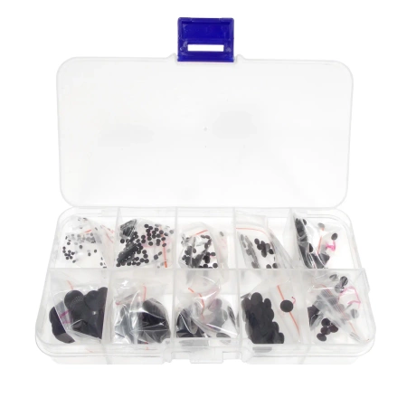 Zestaw 500szt gumek do pilotów od 1.5mm do 8mm