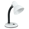 Lampka biurkowa E27 DTL001W DPM, elastyczne ramię, włącznik w podstawie, przewód 1,5 m, biała