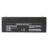 Akumulator żelowy bezobsługowy, 12 V, 2,2 Ah, 178 × 35 × 61 mm, 0,95 kg, EMOS B9672