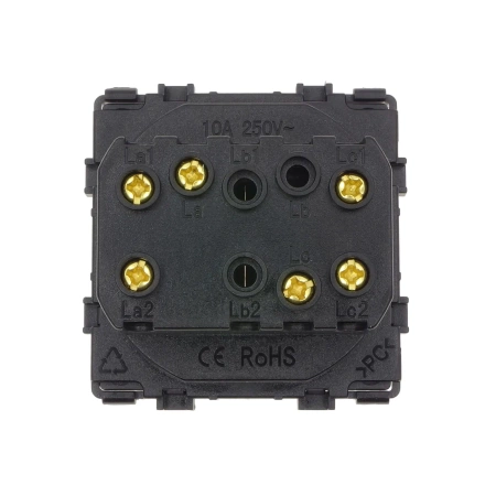 Moduł - Włącznik światła schodowy podwójny - złoty - Tawoia Glass