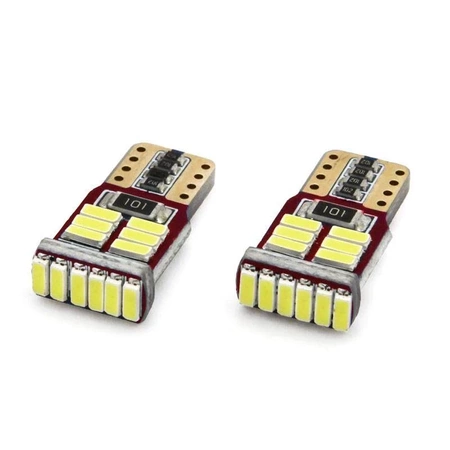 Żarówka samochodowa LED CANBUS T10e (W5W) 12V, 2szt